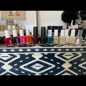 Set of 21 Nail Polishes: Essie, OPI, and Julep